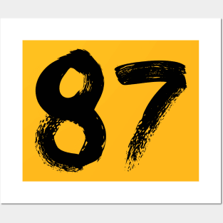 Number 87 Posters and Art